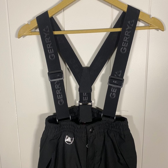 Gerry Ski Snow Bib Pants Black Insulated Waterproof Youth Size M 10-12 - Picture 5 of 16